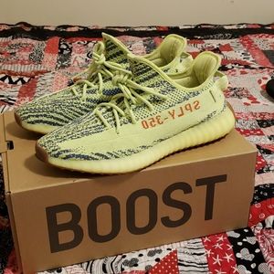 Frozen yellow yeezy 350